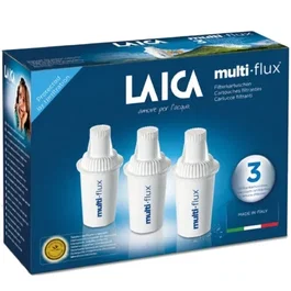 Laica 3 Filtros Multi-Flux (Classic) Blanco